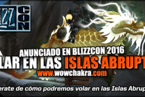 Volar en las Islas Abruptas Anunciado en Blizzcon