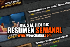 Resumen semanal wowchakra
