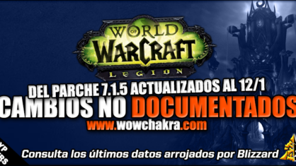 Cambios no documentados del Parche 7.1.5