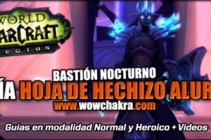 Guía de Hoja de hechizo Aluriel