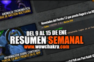 Resumen semanal wowchakra