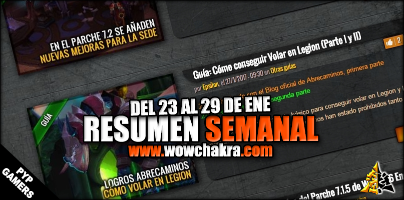 Resumen semanal wowchakra