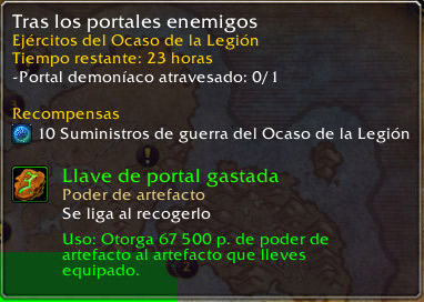 Misiones del Mundo Ocaso de la Legion