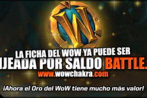 Ficha del wow canjeable por saldo battle.net
