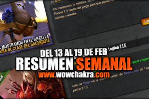 Resumen semanal wowchakra