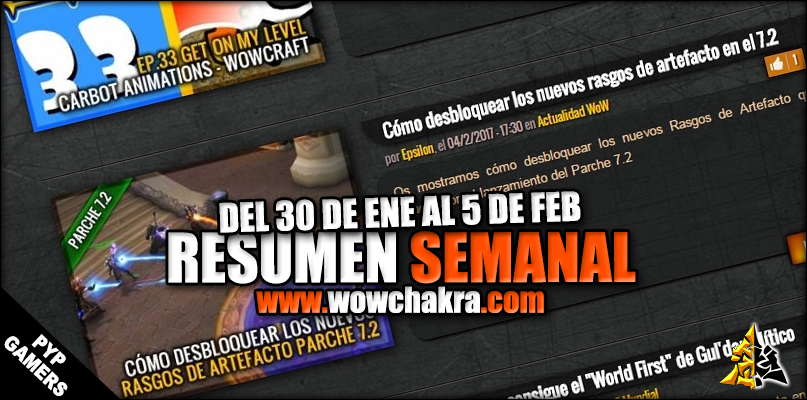 Resumen semanal wowchakra