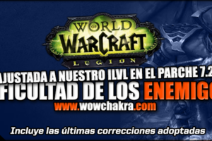 Dificultad de los enemigos ajustada al ilvl parche 7.2