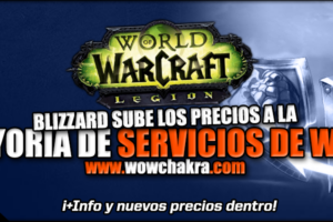 Subida de precio servicios wow