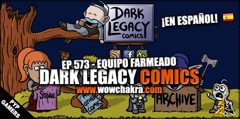 Dark Legacy Comics 573 equipo farmeado