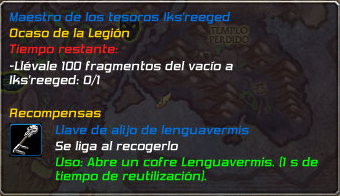 Misión del Mundo Guardida del Tesoro
