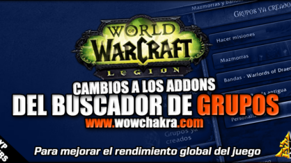Cambios a los addons del buscador de grupos