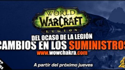 Cambios en los suministros del Ocaso de la Legión