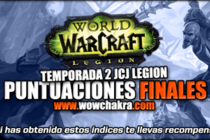 Puntuaciones finales Temporada 2 JcJ Legion