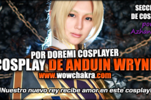 Cosplay de Anduin Wrynn por Doremi Cosplayer