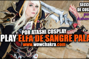 Cosplay de Elfa de sangre paladín por Atashi Cosplay