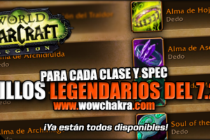 Anillos Legendarios del Parche 7.2.5