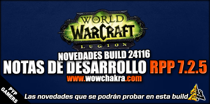 Notas de desarrollo Parche 7.2.5
