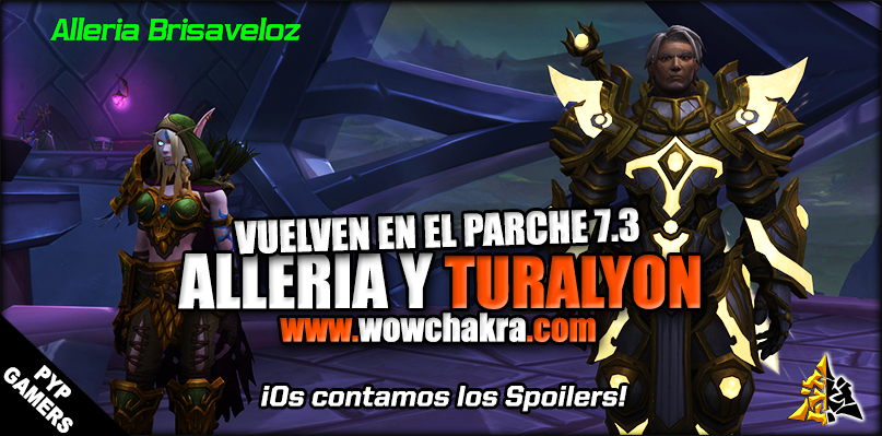 Alleria y Turalyon vuelven en el Parche 7.3