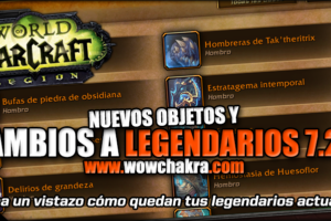 Objetos Legendarios del Parche 7.2.5