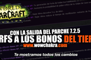 Cambios y Nerfs a los Bonos del Tier 19 de Legion