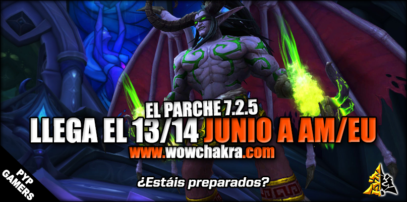 El Parche 7.2.5 sale el 13/14 de Junio