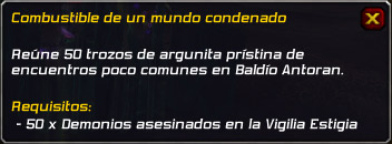 Combustible de un mundo condenado