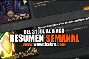 Resumen semanal wowchakra