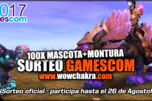 Sorteo oficial Gamescom montura+mascota