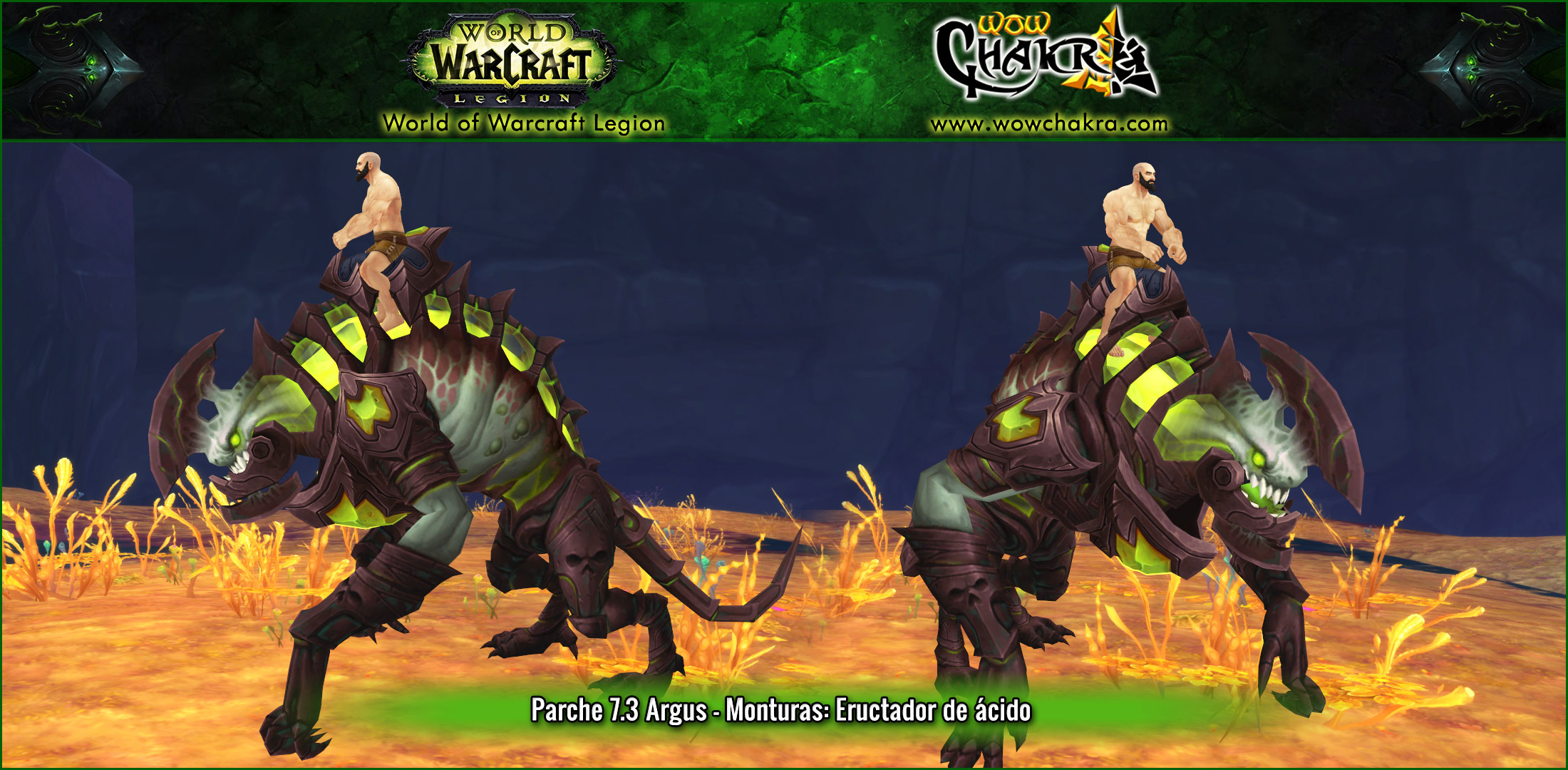 Montura Eructador ácido Parche 7.3 Argus