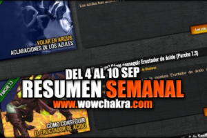 Resumen semanal wowchakra