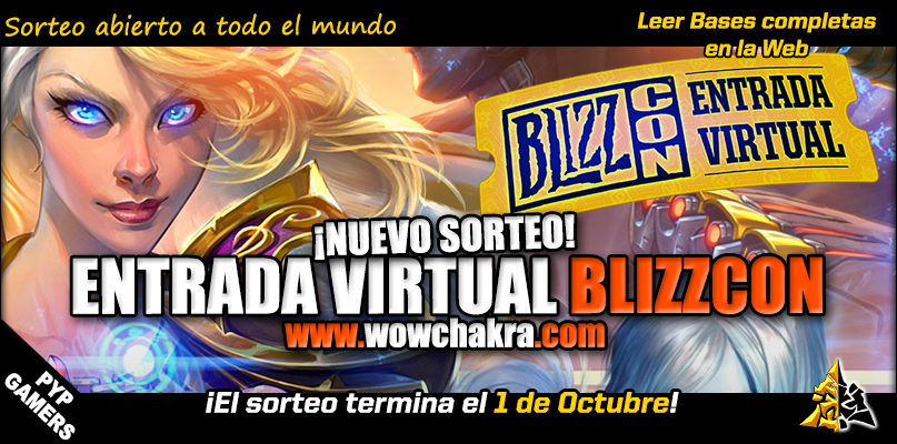 Sorteo entrada virtual BlizzCon 2017