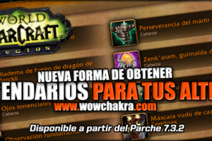 Posible nueva forma de obtener Legendarios en el Parche 7.3.2
