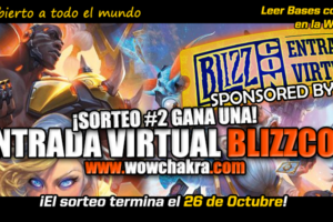 Sorteo #2 entrada virtual BlizzCon 2017