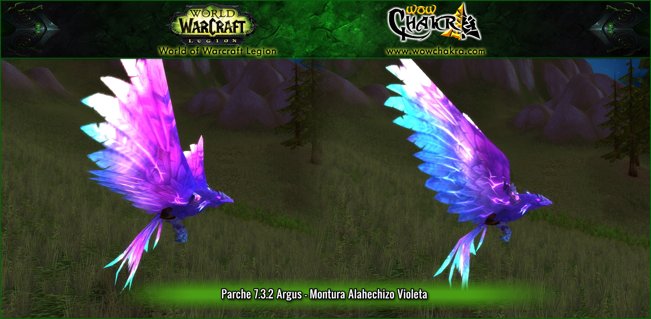 Montura Alahechizo Violeta Parche 7.3.2 Argus