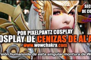 Cosplay de Cenizas de Al'ar por Pixelpantz Cosplay