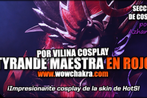 Cosplay de Tyrande por Vilina Cosplay