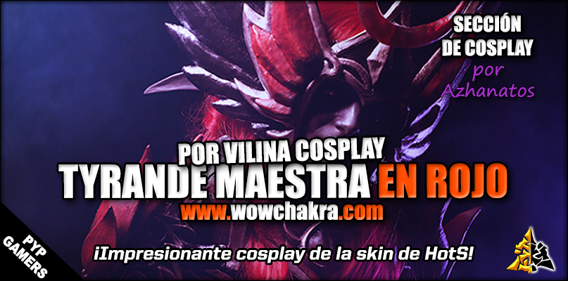 Cosplay de Tyrande por Vilina Cosplay