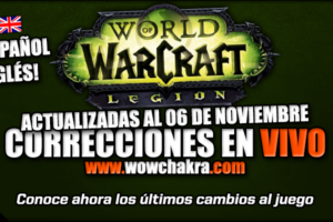 Correcciones en vivo Parche 7.3.2