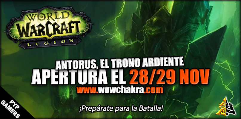 Lanzamiento de Antorus el Trono Ardiente