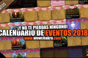 Calendario de Eventos 2018