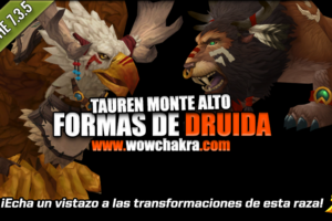 Formas de Druida Tauren de Monte Alto