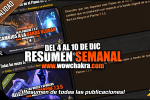 Resumen semanal wowchakra