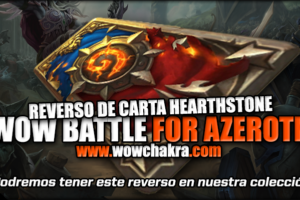 Reverso carta Hearthstone Battle for Azeroth