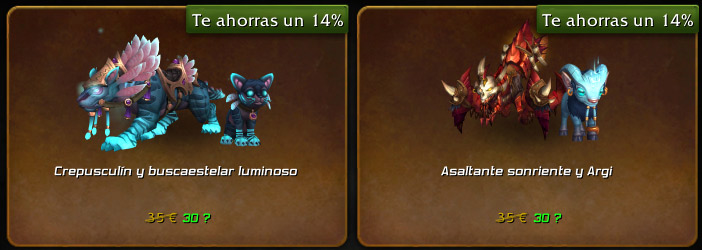 Packs de la Tienda