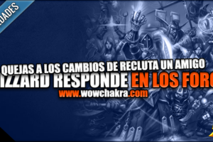 Blizzard responde a las quejas a los cambios al programa recluta un amigo