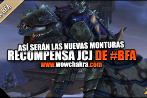 Monturas recompensa JcJ Battle for Azeroth