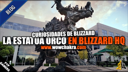 Estatua de Orco del cuartel general de Blizzard