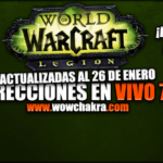 Correcciones en vivo de World of Warcraft