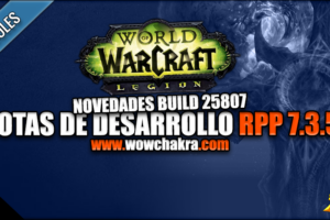 Notas de desarrollo Parche 7.3.5 25807