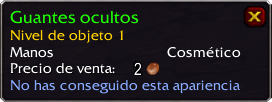Guantes ocultos